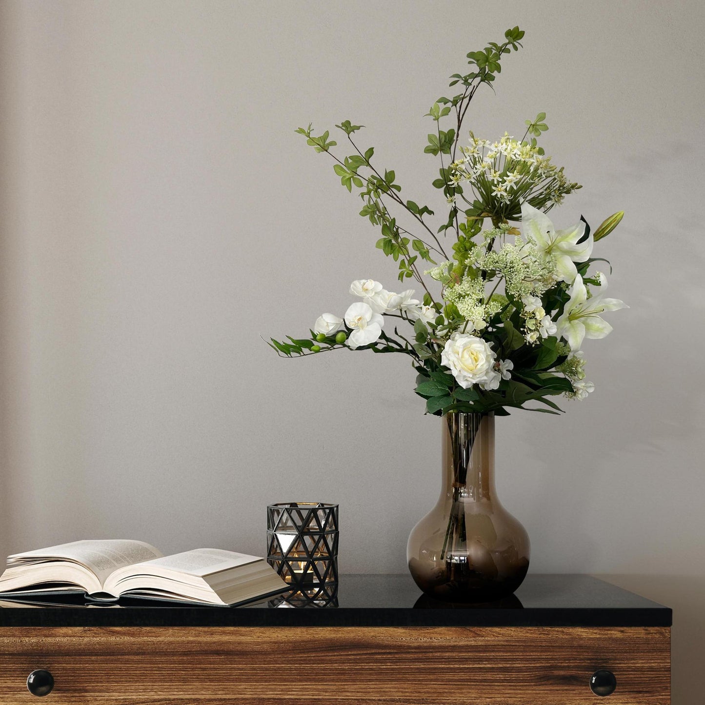 Konstgjorda blommor - Bukett XL - Glans - 105 cm