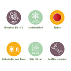 Terrasplante - Japansk Løn - Acer palmatum Shaina - Rød - 2 Planter - Bladfaldende - Potte 19 cm - Højde 70 cm