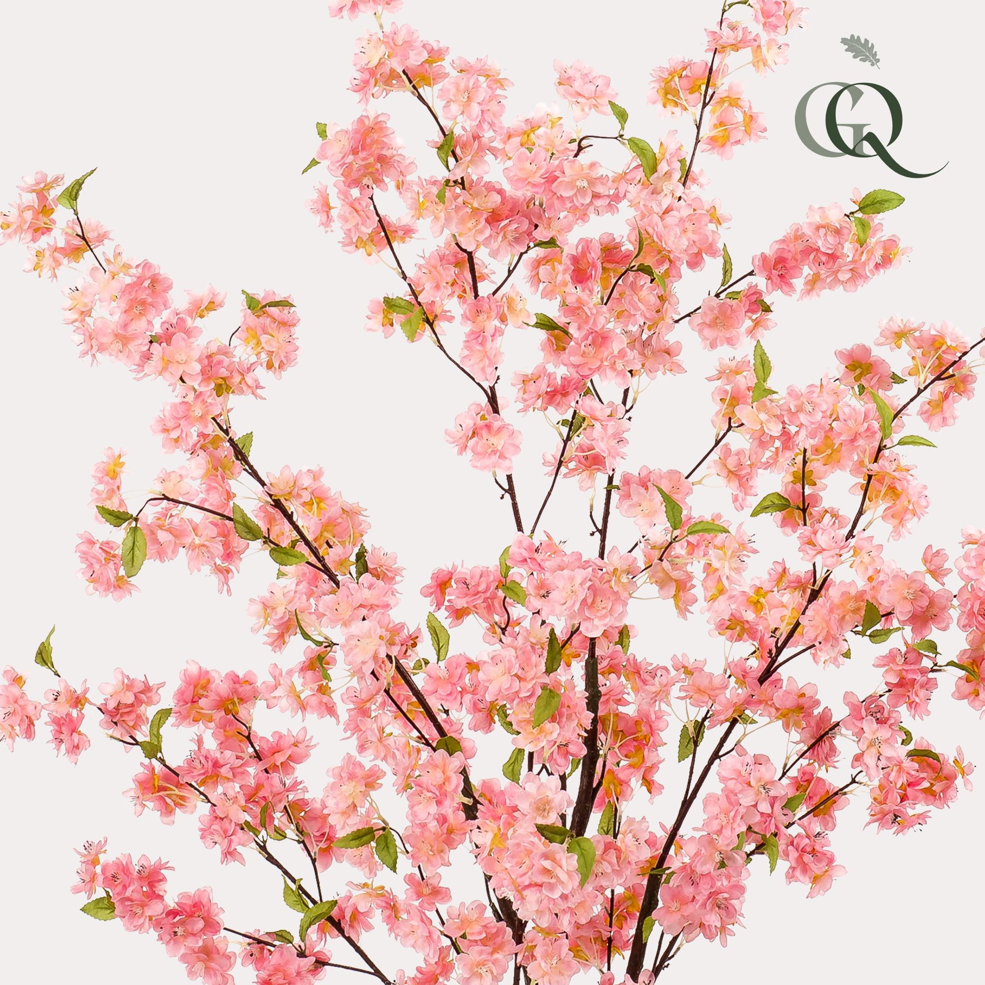 Kunstig plante - Prunus - Kirsebærblomst - Pink - 135cm