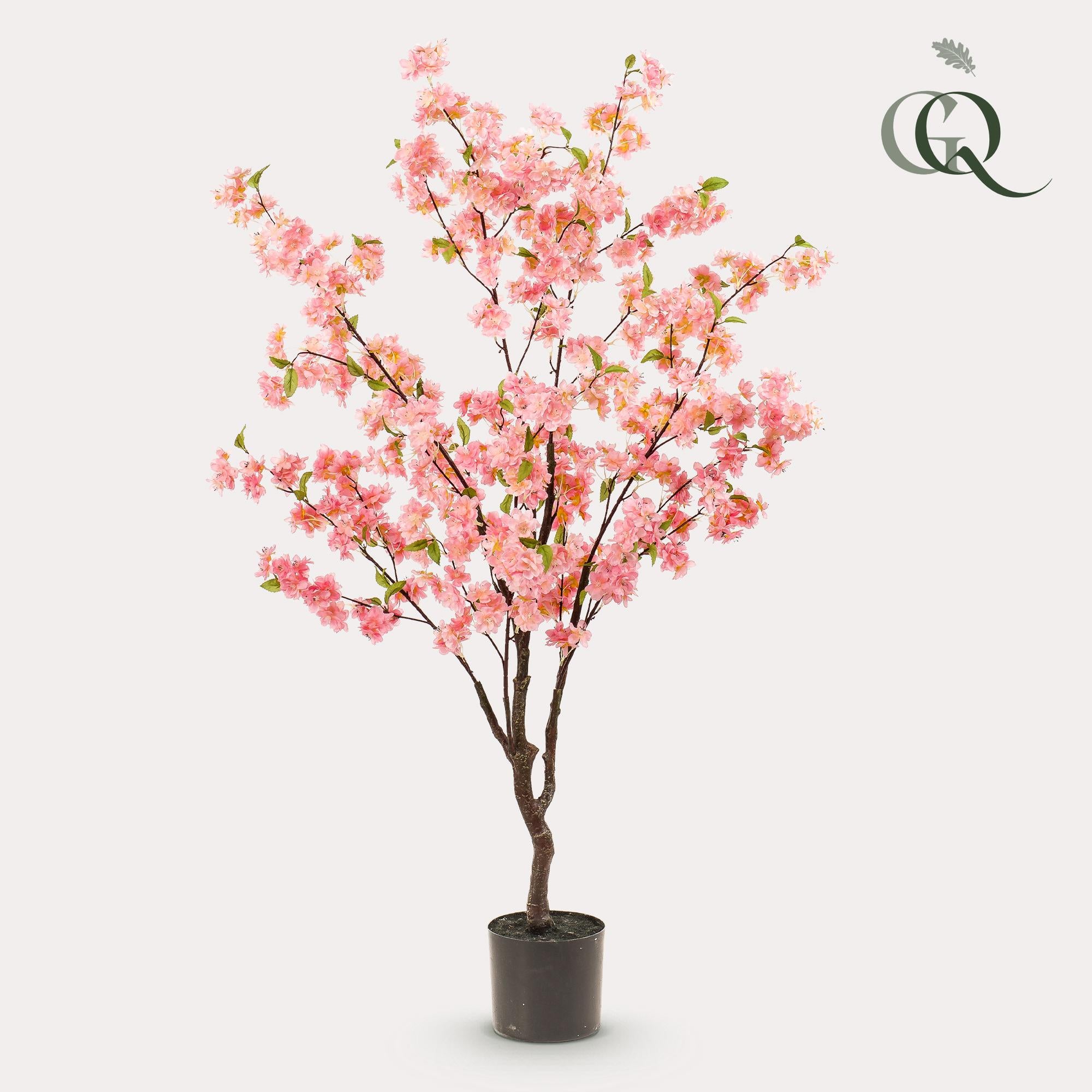 Kunstig plante - Prunus - Kirsebærblomst - Pink - 135cm