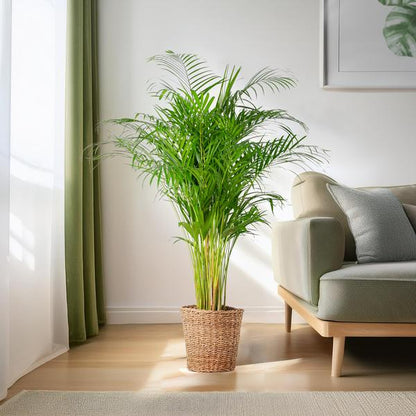 Areca Palm (Dypsis) XL with Torun Basket - 120cm - Ø24