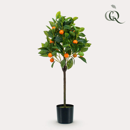 Kunstplanter - Citrus Sinensis - appelsintræ - 75 cm