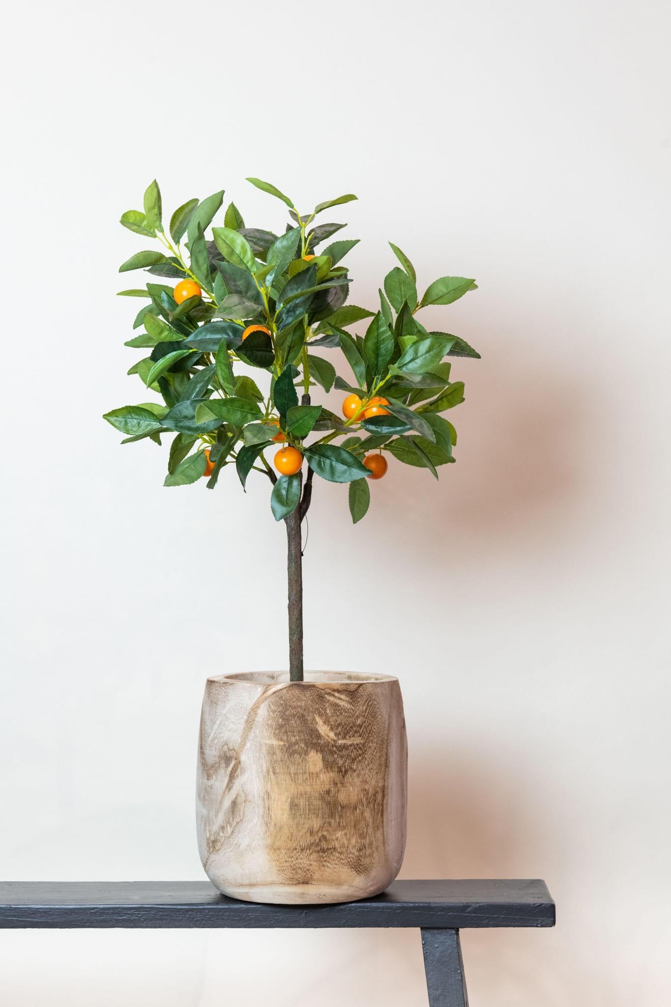 Kunstplanter - Citrus Sinensis - appelsintræ - 75 cm