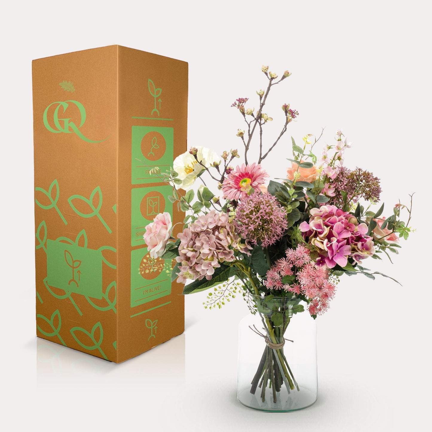 Kunstige blomster - Bouquet M - Mystic Summer - 65 cm