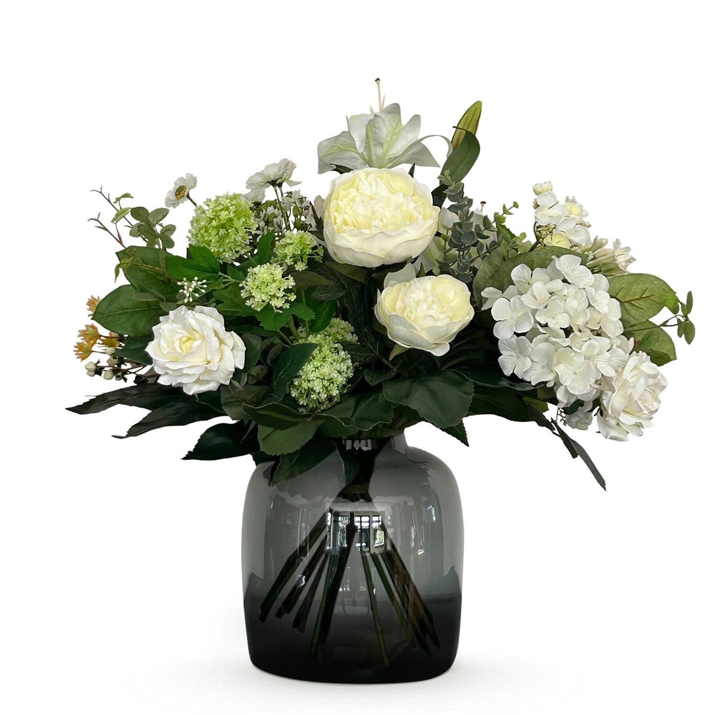 Kunstbloemen - Bouquet M - White Dream - 60 cm